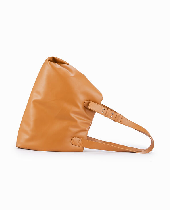Grand sac cabas effet matelassé marron - Pimkie