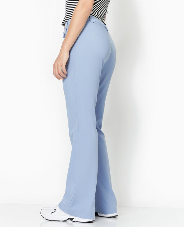 Pantalon flare taille basse bleu - Pimkie