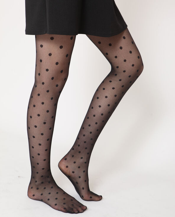 Collants à pois