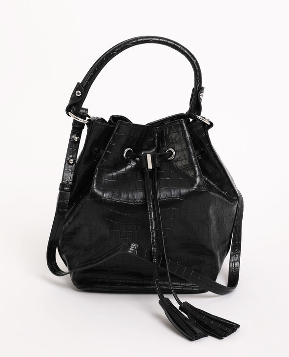 Sac a main seau noir top