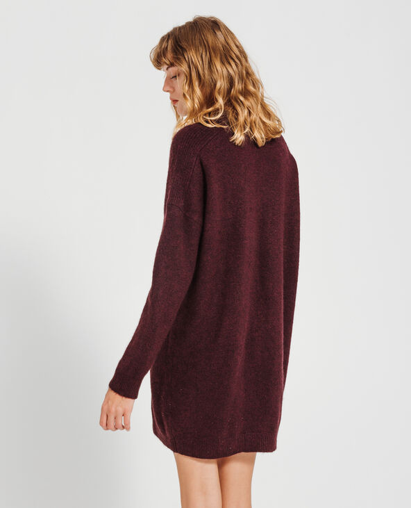 Robe pull bordeaux - Pimkie