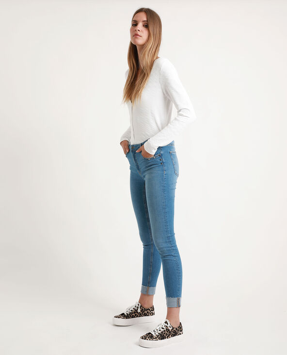 Gilet maille texturée blanc - Pimkie