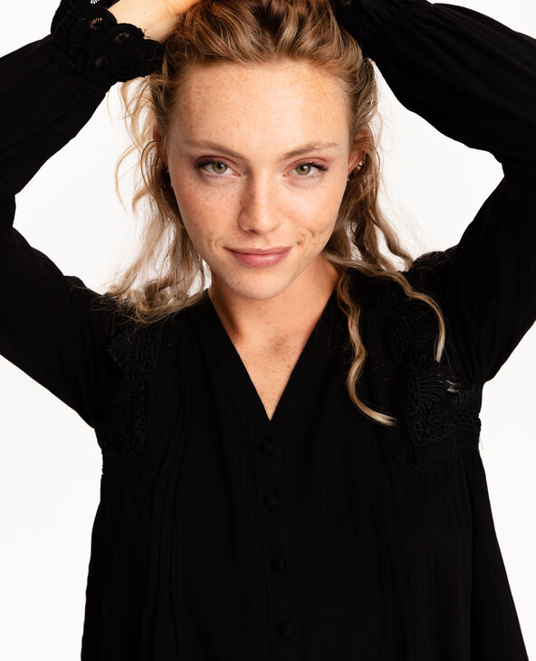 Tunique dentelle noir - Pimkie