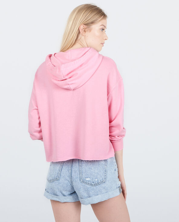 Sweat capuche rose - Pimkie