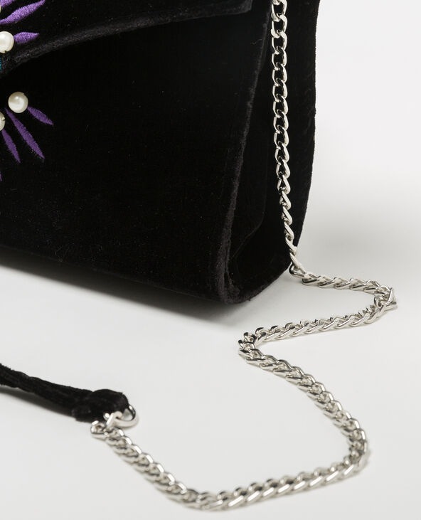 Sac brodé noir - Pimkie