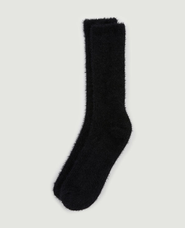 Paire de chaussettes poilues noir - Pimkie