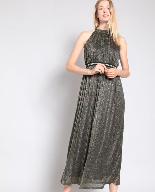 Robe longue lamée noir - Pimkie