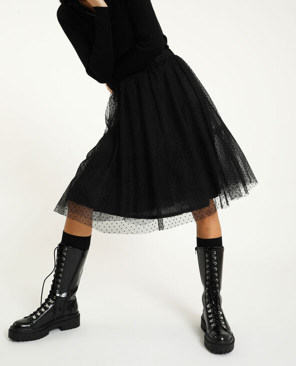 Jupon noir tulle deals