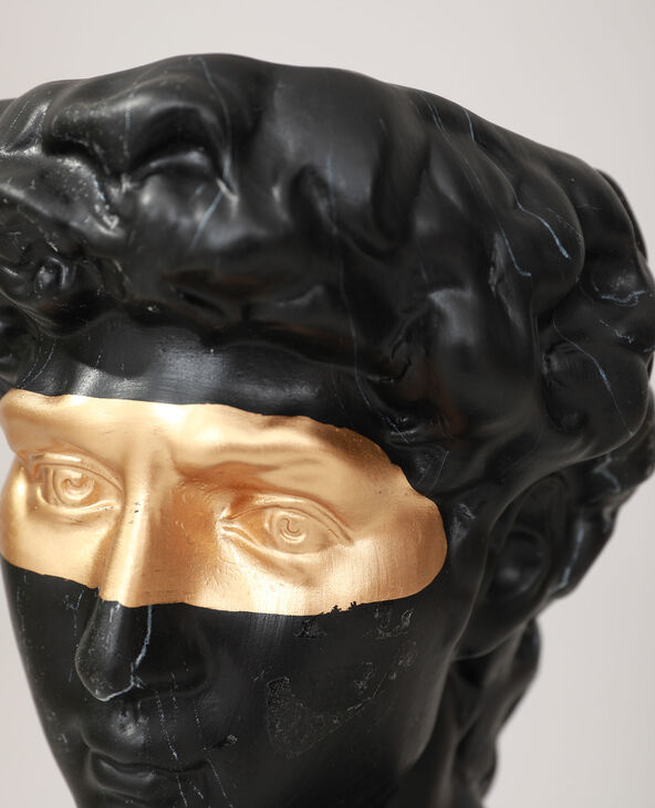 Vase tête d'homme noir - Pimkie