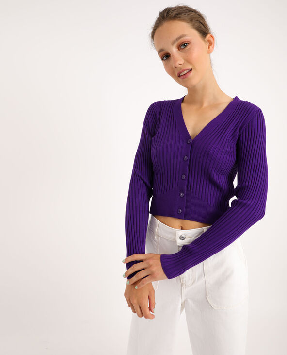 Gilet court violet - Pimkie