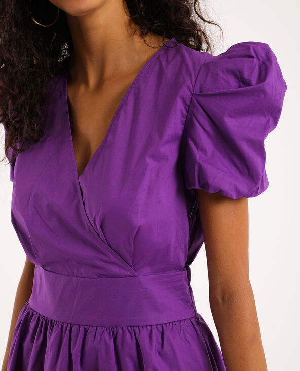Robe manches bouffantes