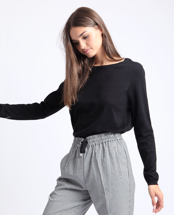 Pull dentelle noir - Pimkie