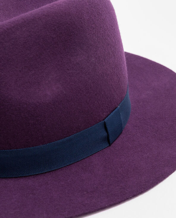 Fedora bicolore violet - Pimkie