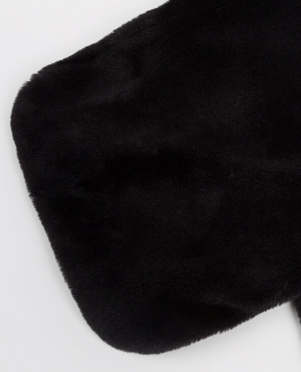 Echarpe fausse fourrure noir - Pimkie