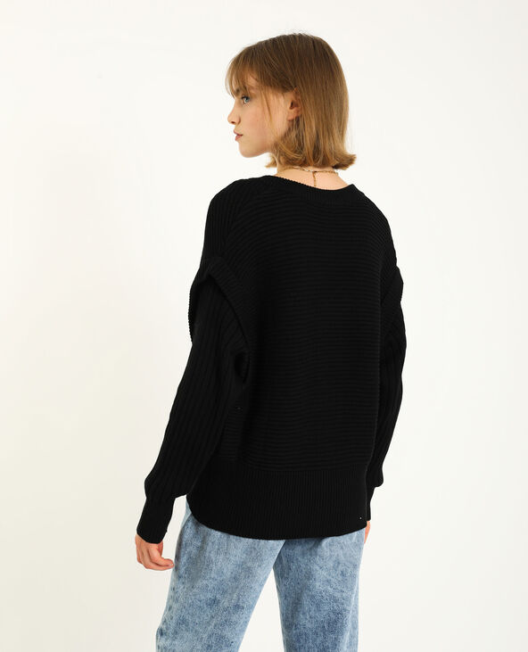 Gilet ample noir - Pimkie