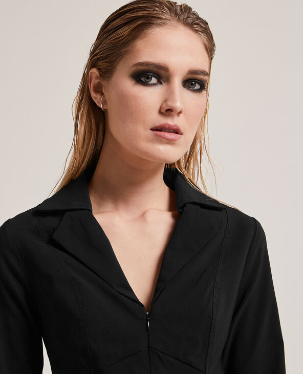 Robe zippée noir - Pimkie