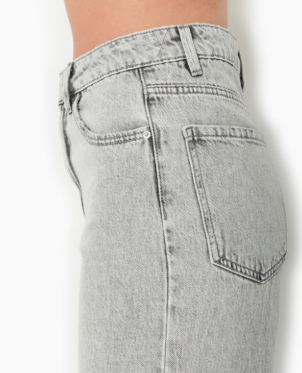 Jean wide taille haute blanc - Pimkie