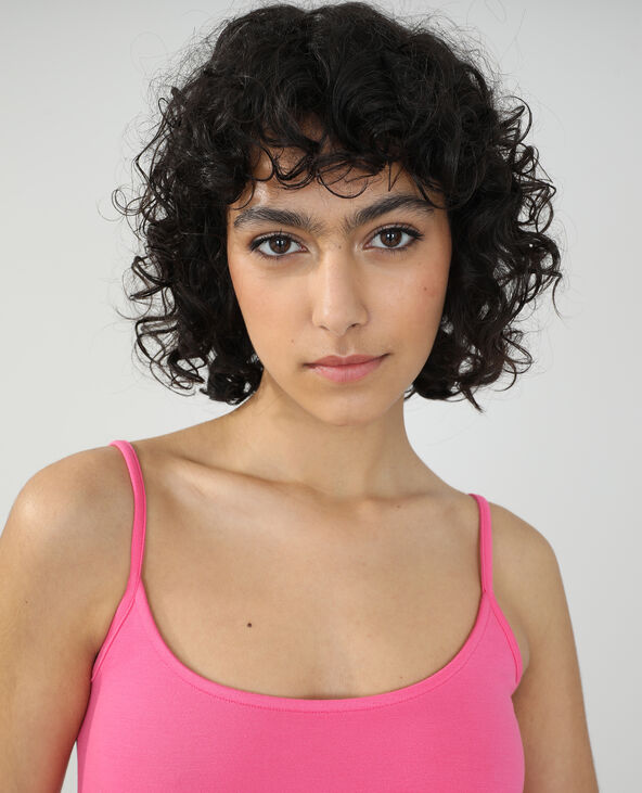 Robe longue moulante rose fuchsia - Pimkie