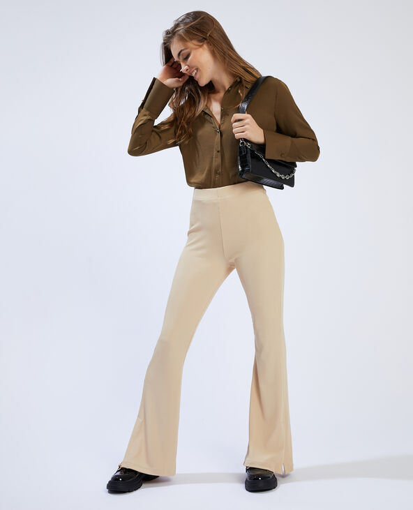 Chemise fluide marron - Pimkie