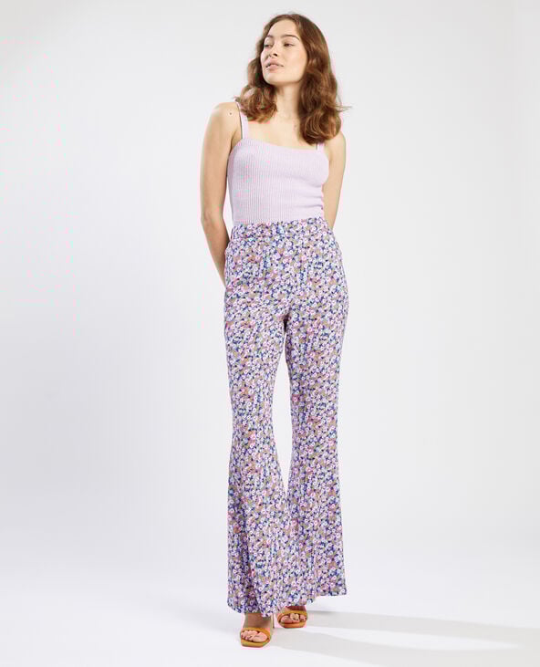 Pantalon flare bleu électrique - Pimkie