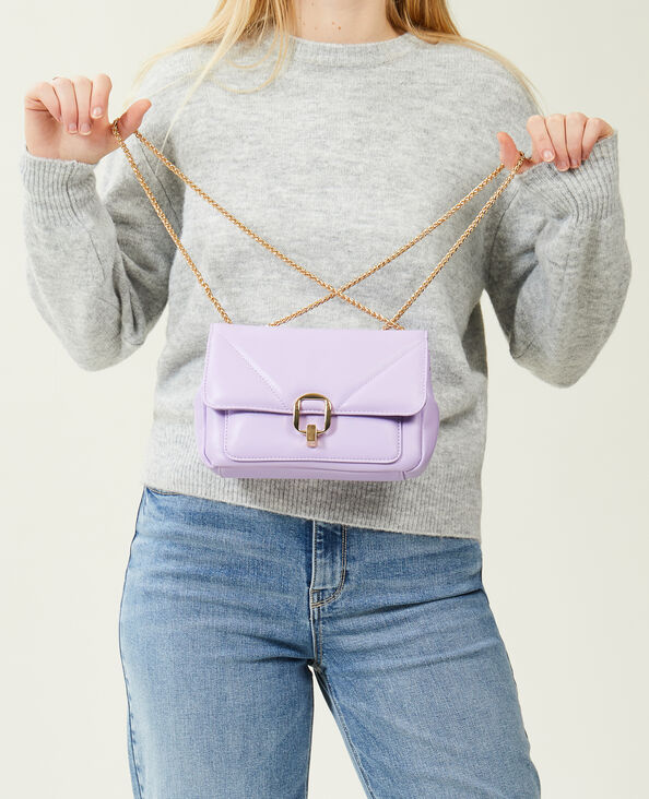 Sac pochette avec chaines lilas - Pimkie