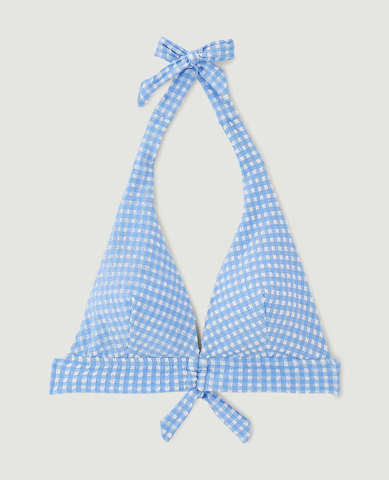 Haut de maillot triangle foulard bleu clair - Pimkie