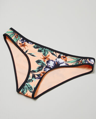 Culotte de bikini tropicale rose clair - Pimkie
