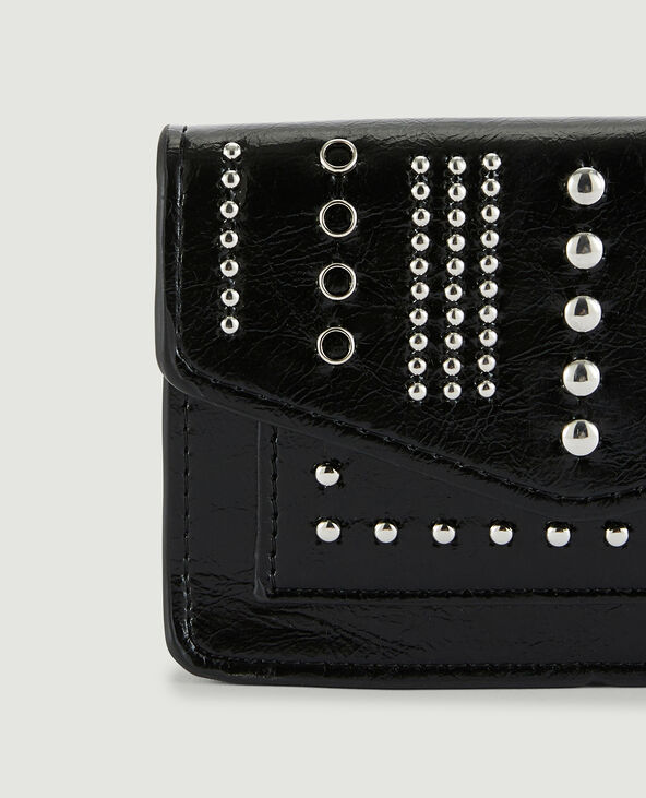 Porte-monnaie clouté noir - Pimkie