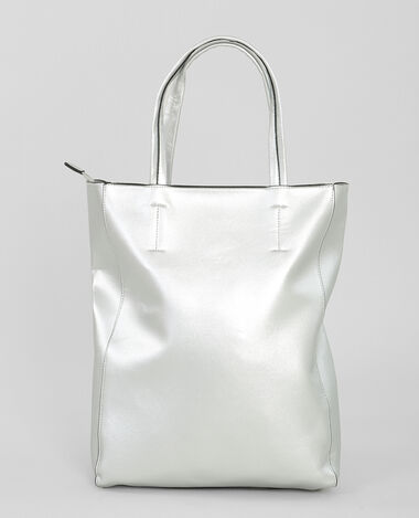 Sac cabas silver argenté - Pimkie