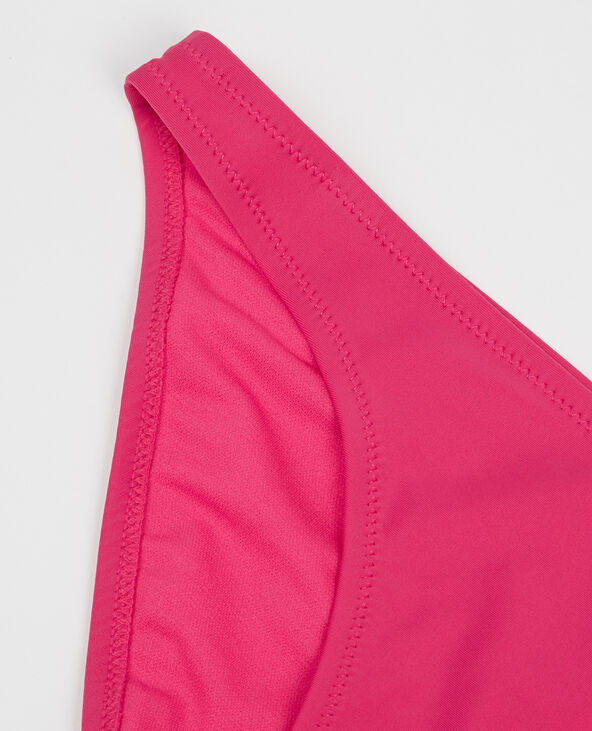 Bas de maillot de bain uni rose fuchsia - Pimkie