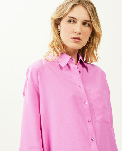 Chemise oversize rose - Pimkie
