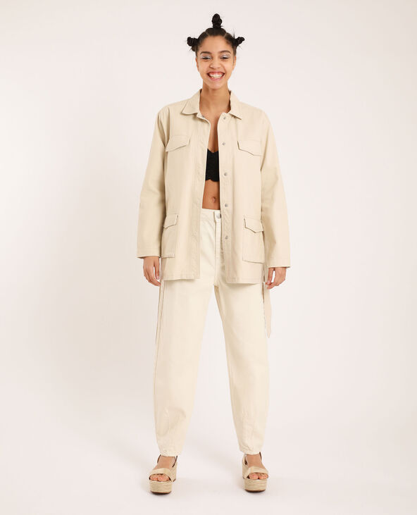 Veste saharienne blanc - Pimkie