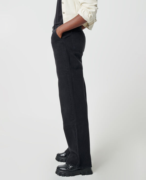 Jean baggy taille basse noir - Pimkie