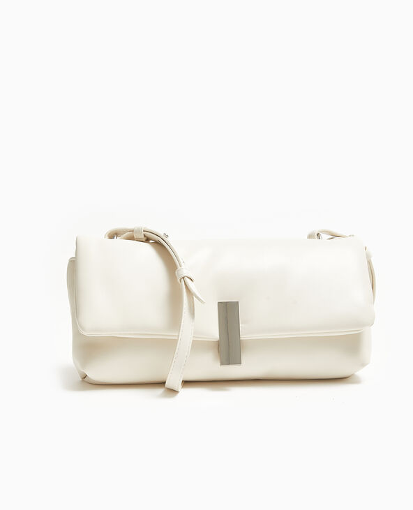 Sac pochette matelassé écru - Pimkie