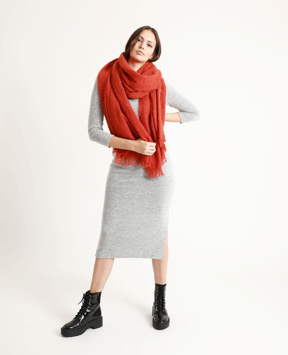 Robe longue gris chiné - Pimkie