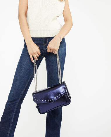 Sac besace avec clous bleu marine - Pimkie