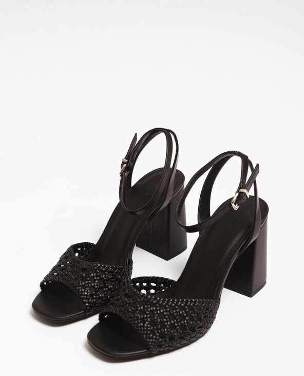 Sandales ajourées noir - Pimkie