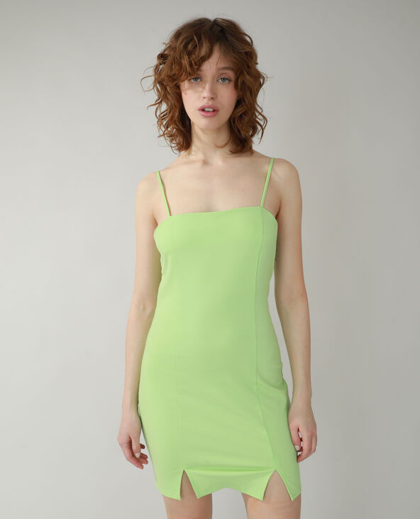 Robe fourreau vert anis - Pimkie