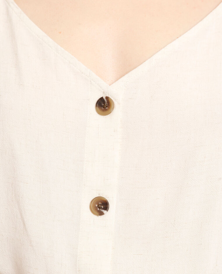 Top à fines bretelles beige - Pimkie
