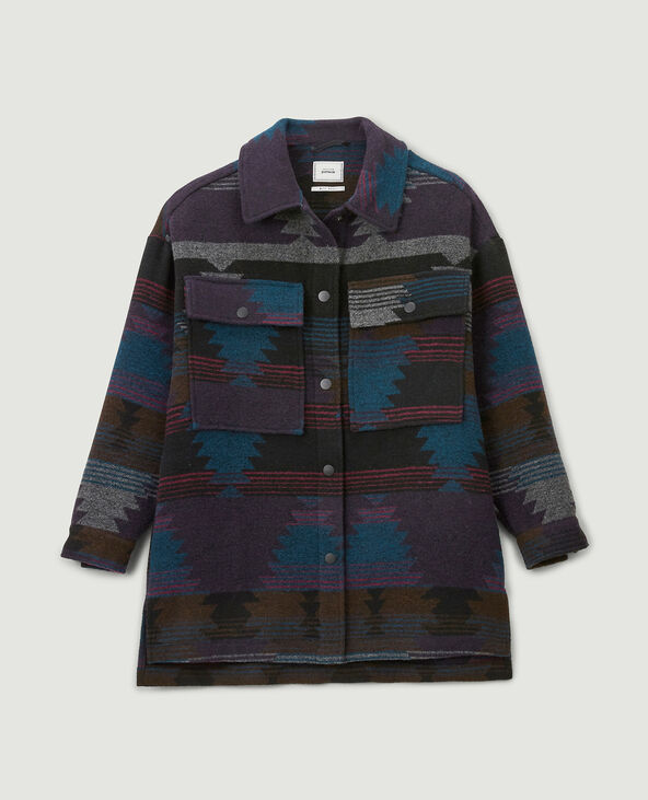 Surchemise épaisse violet - Pimkie