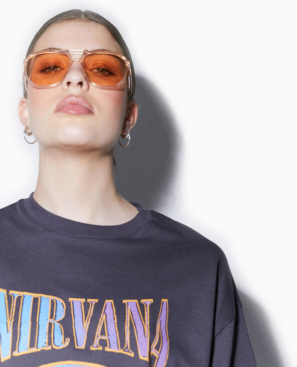 T-shirt oversize NIRVANA gris foncé - Pimkie