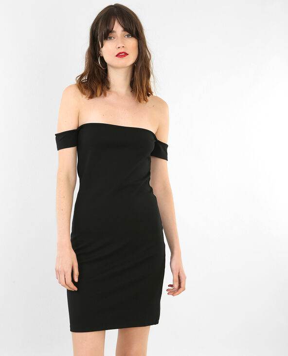 Robe bodycon col bardot Pimkie