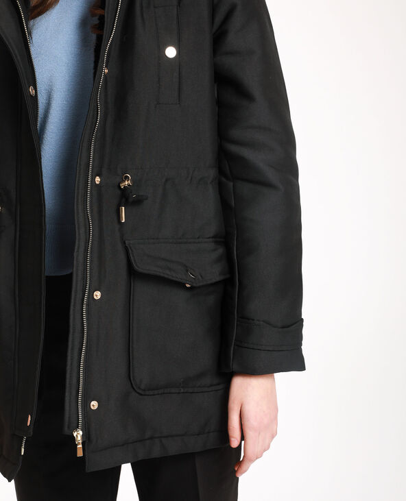 Parka imperméable noir - Pimkie