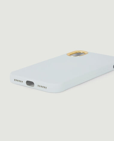 Coque iPhone contour doré écru - Pimkie