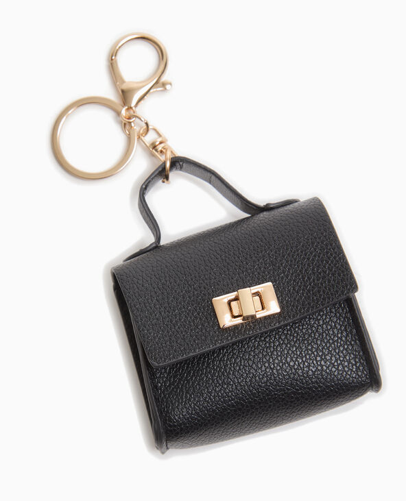 Porte-clé avec mini-sac noir - Pimkie
