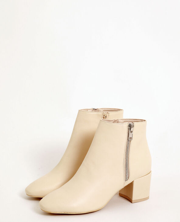 Boots vintage blanc - Pimkie