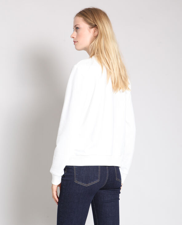 Sweat logo blanc - Pimkie