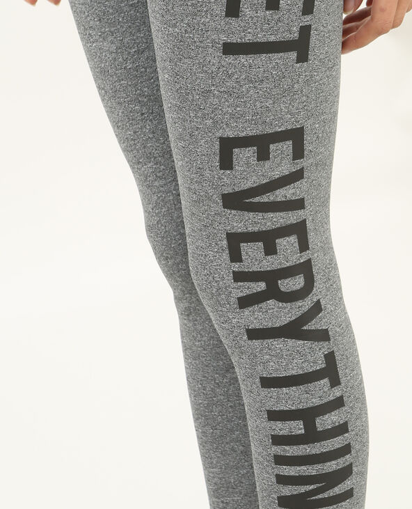 Legging de running gris chiné - Pimkie