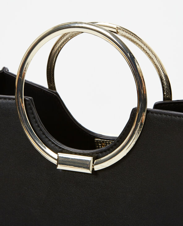 Sac cabas avec anneau noir - Pimkie