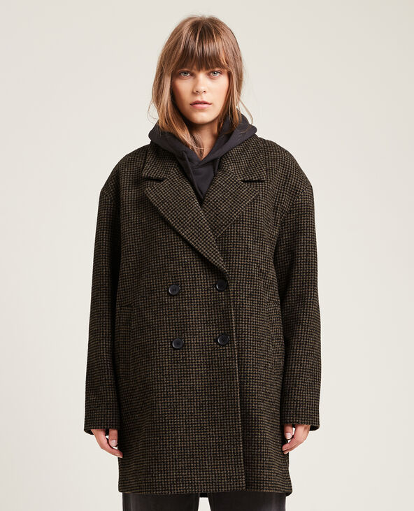 Manteau court oversize
